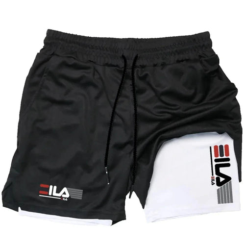 Men’s 2-in-1 Training Shorts – Breathable & Quick-Dry Activewear