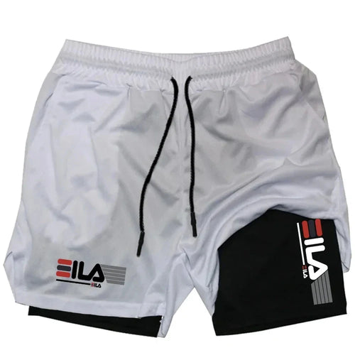 Men’s 2-in-1 Training Shorts – Breathable & Quick-Dry Activewear