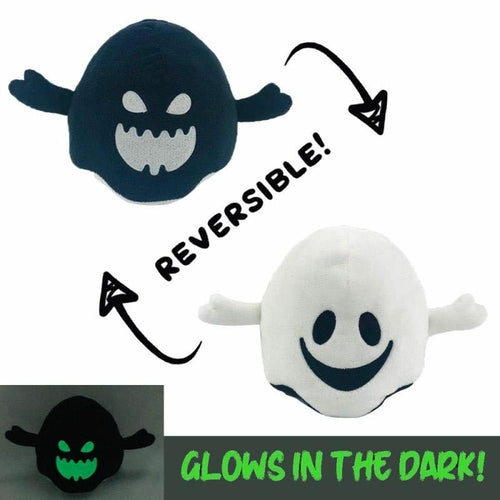 Halloween Luminous Reversible Plush Toy – Cute & Creative Gift