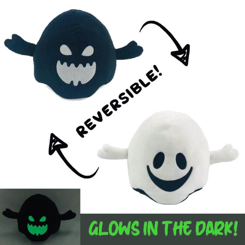 Halloween Luminous Reversible Plush Toy – Cute & Creative Gift